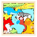 3D Cartoon Animal Wooden Puzzle for Early Learning - The Happy Package
