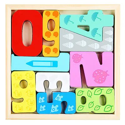 3D Cartoon Animal Wooden Puzzle for Early Learning - The Happy Package