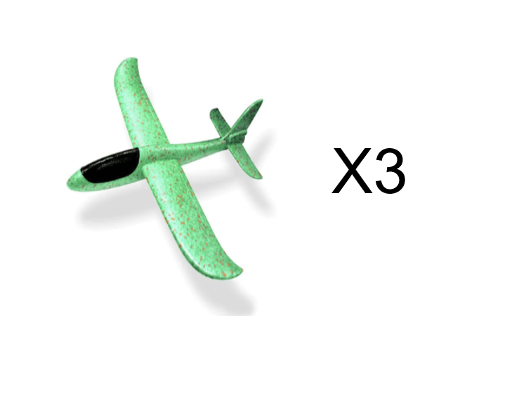 Large 48cm Foam Glider Toy with Spinning Design