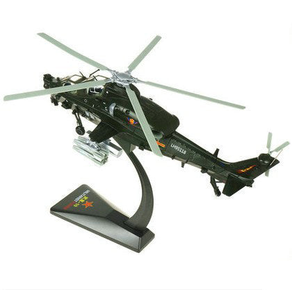 1:48 Military Model WZ-10 Armed Helicopter Toy