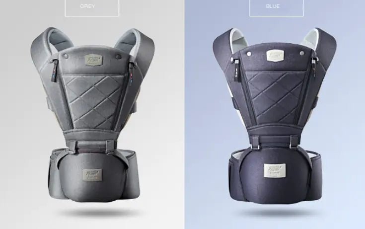 Baby Carrier with Bass Bear Hip Seat for Front Carry - The Happy Package