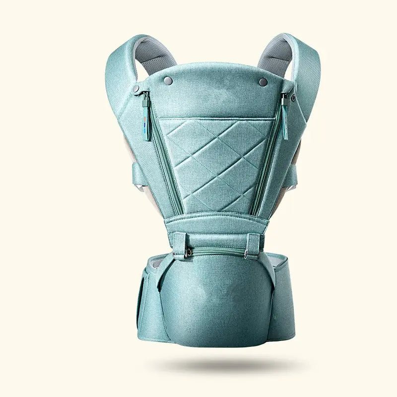 Baby Carrier with Bass Bear Hip Seat for Front Carry - The Happy Package