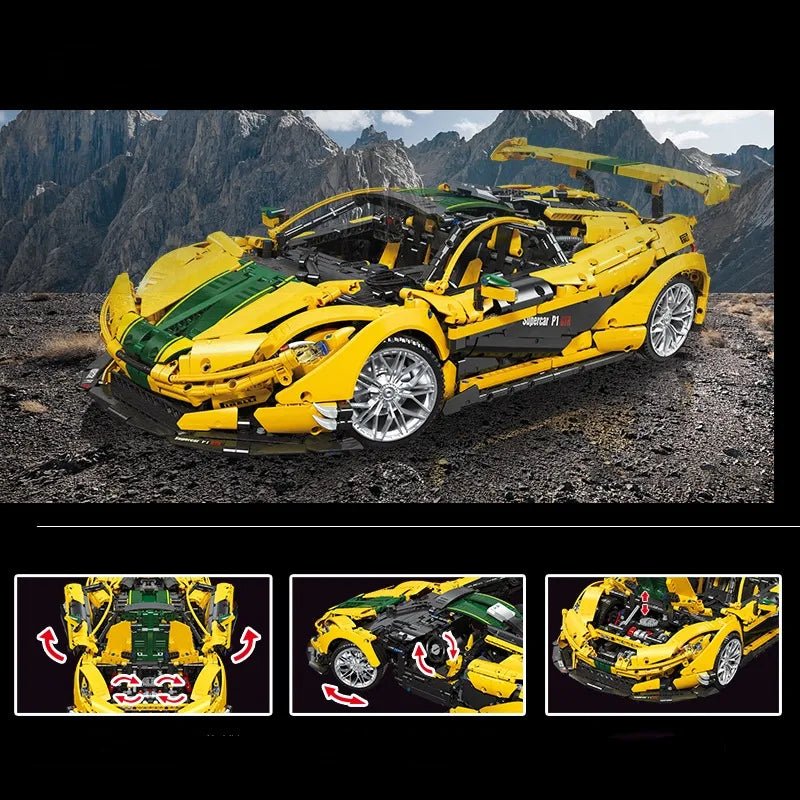 Building Blocks Sports Car Children's Assembled Toys - The Happy Package