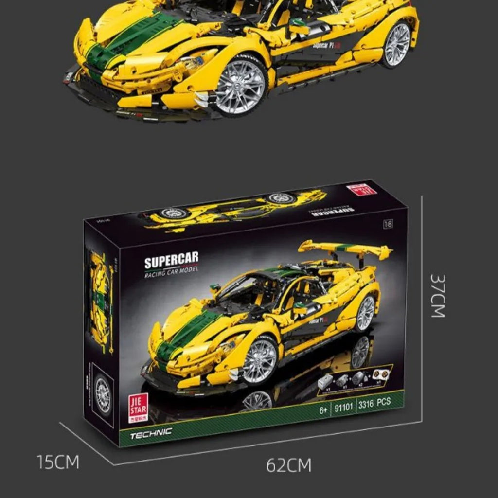 Building Blocks Sports Car Children's Assembled Toys - The Happy Package