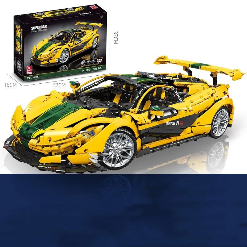 Building Blocks Sports Car Children's Assembled Toys - The Happy Package
