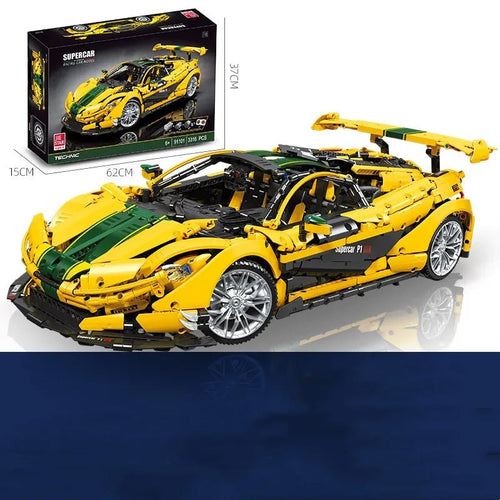 Building Blocks Sports Car Children's Assembled Toys - The Happy Package