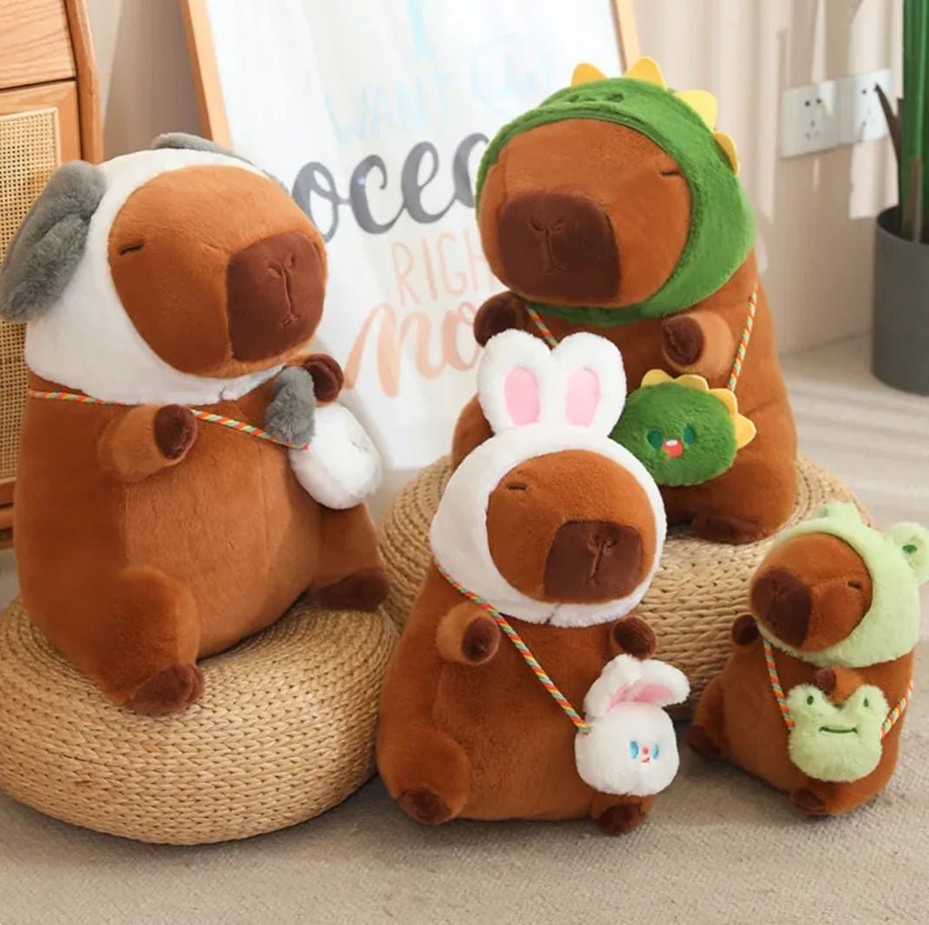 Capybara and Rabbit Plush Ragdoll - The Happy Package