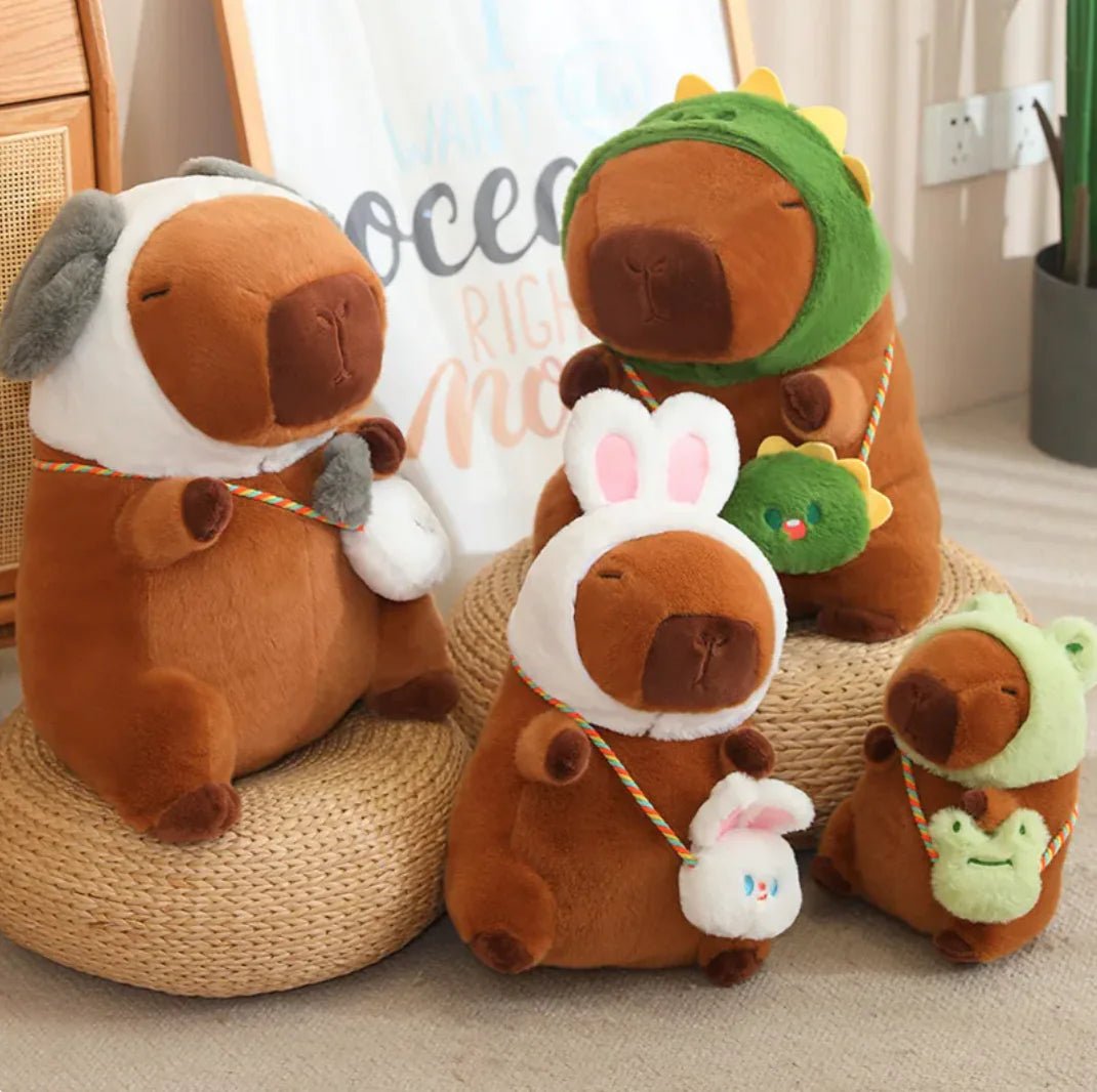 Capybara and Rabbit Plush Ragdoll - The Happy Package