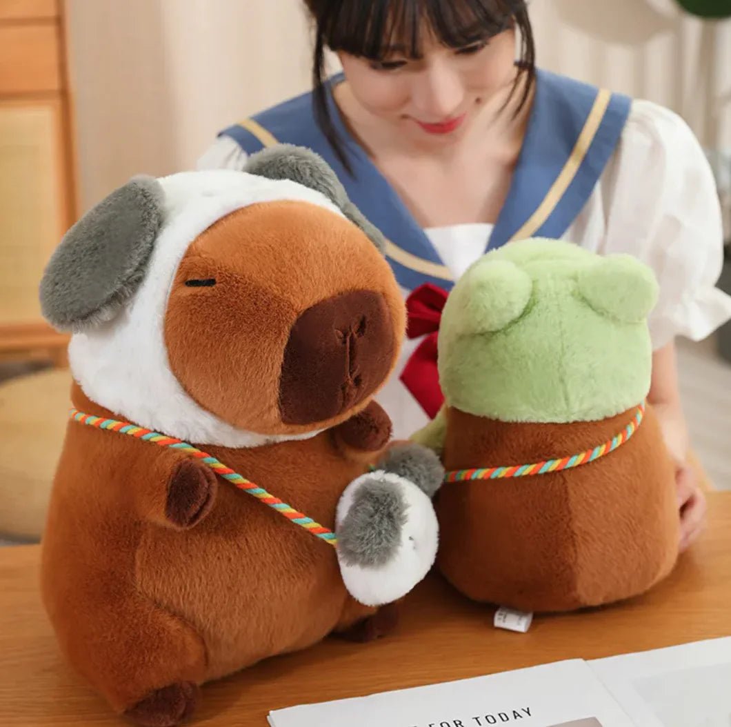 Capybara and Rabbit Plush Ragdoll - The Happy Package