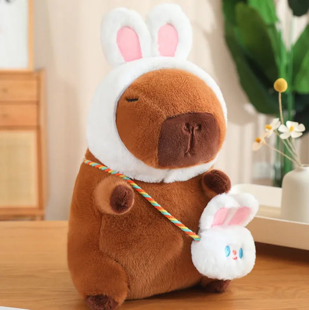 Capybara and Rabbit Plush Ragdoll - The Happy Package