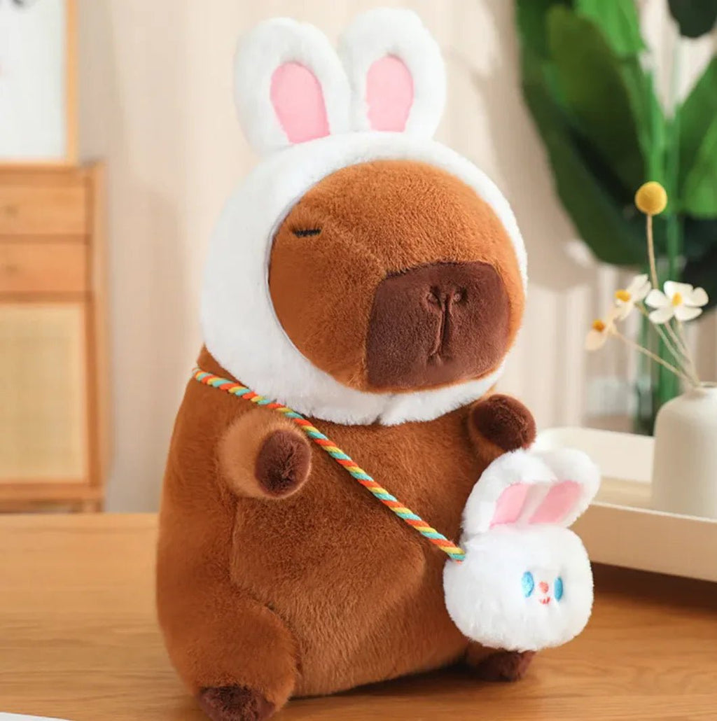 Capybara and Rabbit Plush Ragdoll - The Happy Package