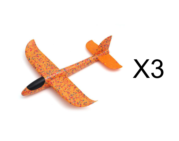 Large 48cm Foam Glider Toy with Spinning Design
