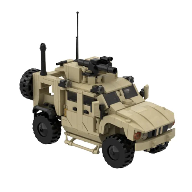 Cross - Border Compatible LEGO MOC - 150189 Military Vehicle - The Happy Package