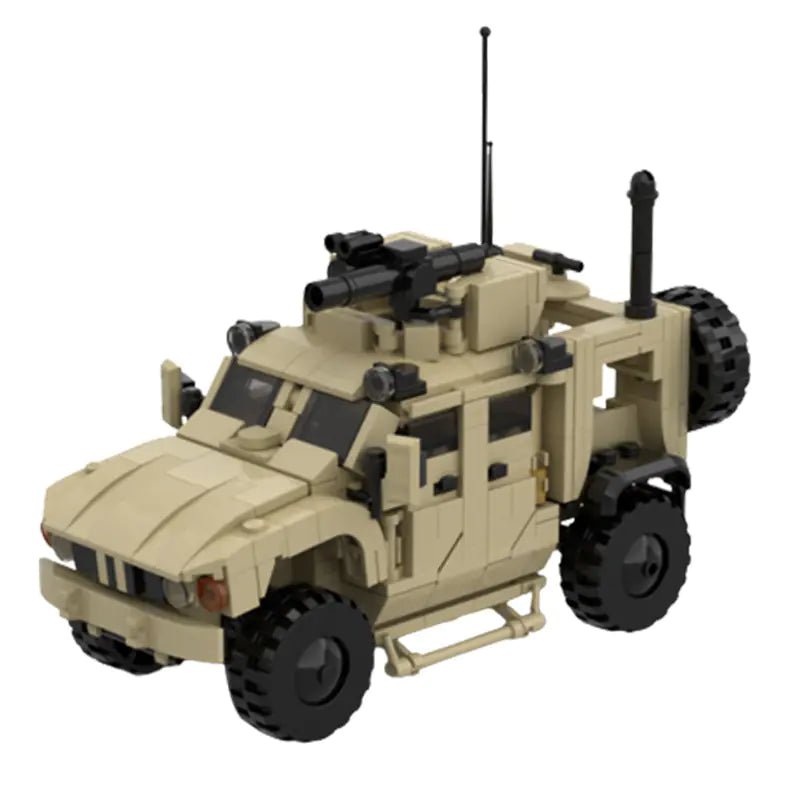 Cross - Border Compatible LEGO MOC - 150189 Military Vehicle - The Happy Package