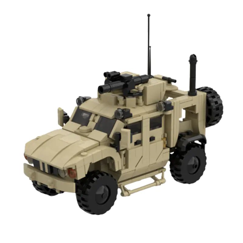 Cross - Border Compatible LEGO MOC - 150189 Military Vehicle - The Happy Package