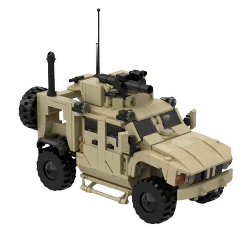Cross - Border Compatible LEGO MOC - 150189 Military Vehicle - The Happy Package