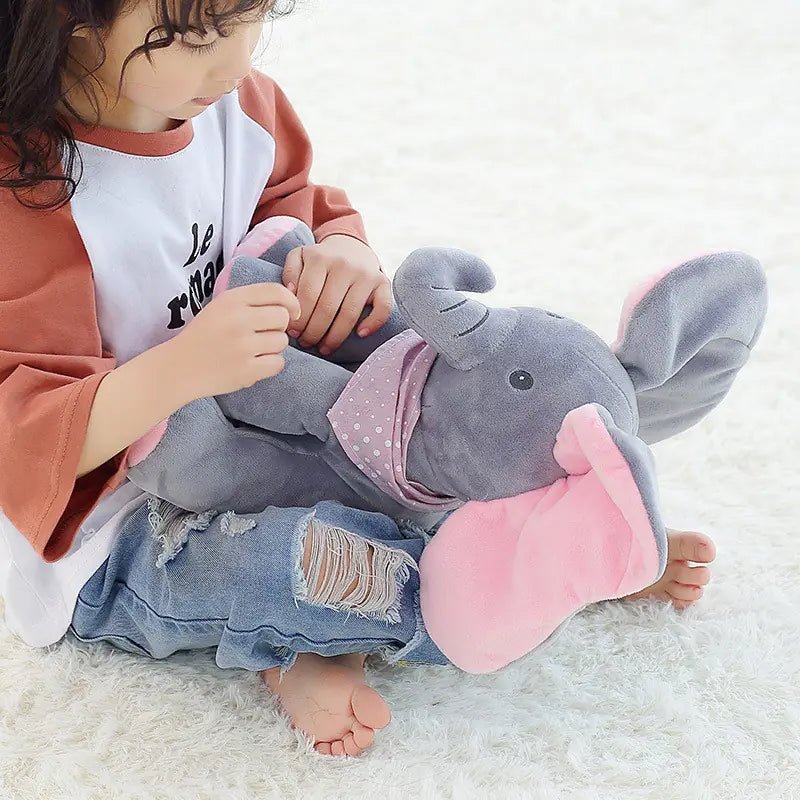 Customizable Musical Plush Elephant for Kids - The Happy Package