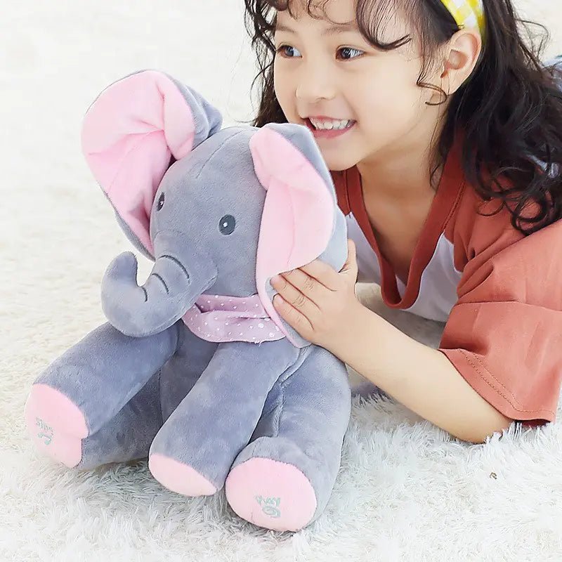 Customizable Musical Plush Elephant for Kids - The Happy Package