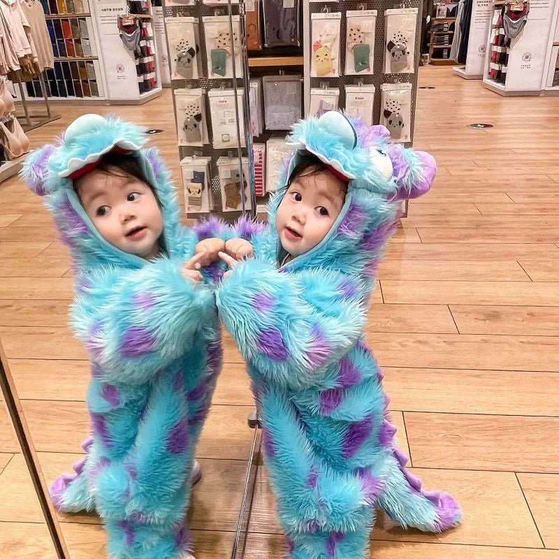 Cute Animal Baby Jumpsuit With Hooded Zipper - The Happy Package