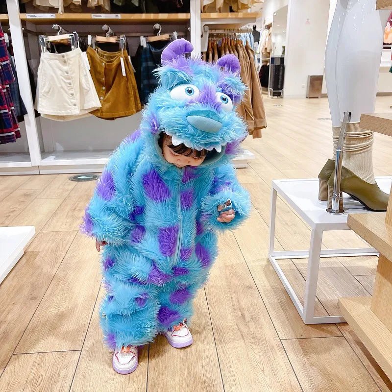 Cute Animal Baby Jumpsuit With Hooded Zipper - The Happy Package