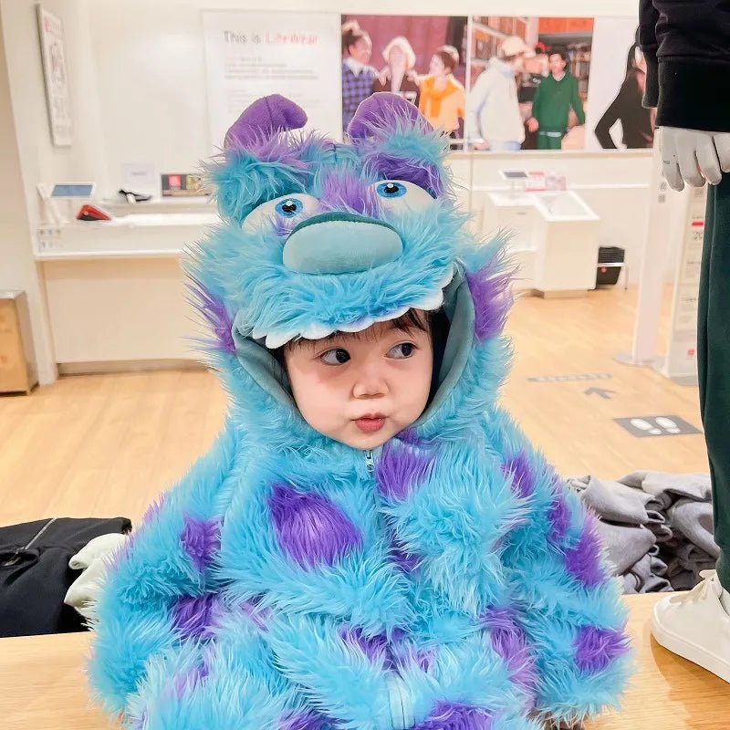 Cute Animal Baby Jumpsuit With Hooded Zipper - The Happy Package