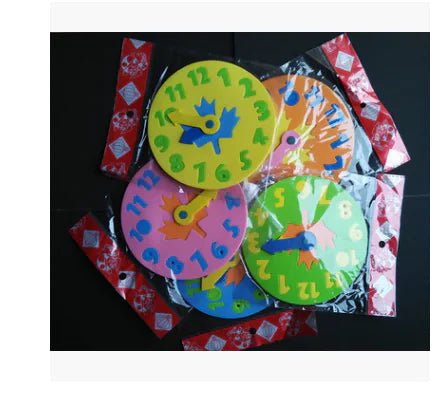 EVA Clock Puzzle Blocks for Time Learning (Gift Set) - The Happy Package