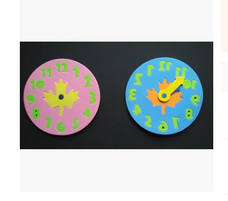 EVA Clock Puzzle Blocks for Time Learning (Gift Set) - The Happy Package