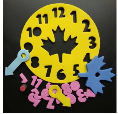 EVA Clock Puzzle Blocks for Time Learning (Gift Set) - The Happy Package