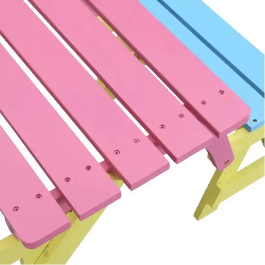 KID'S MULTI - FUNCTIONAL ARM CHAIR,TABLE 2 BENCHES - The Happy Package