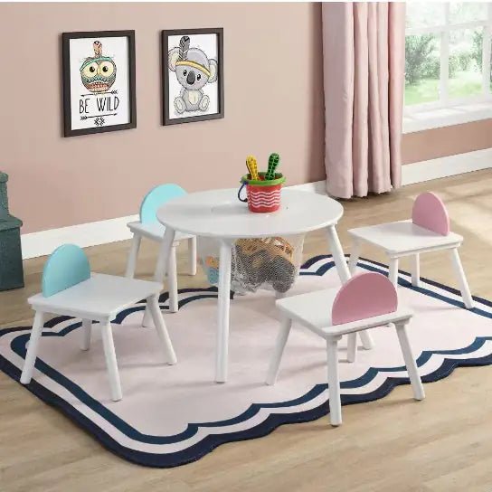 KID'S MULTI - FUNCTIONAL ARM CHAIR,TABLE 2 BENCHES - The Happy Package