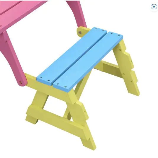 KID'S MULTI - FUNCTIONAL ARM CHAIR,TABLE 2 BENCHES - The Happy Package