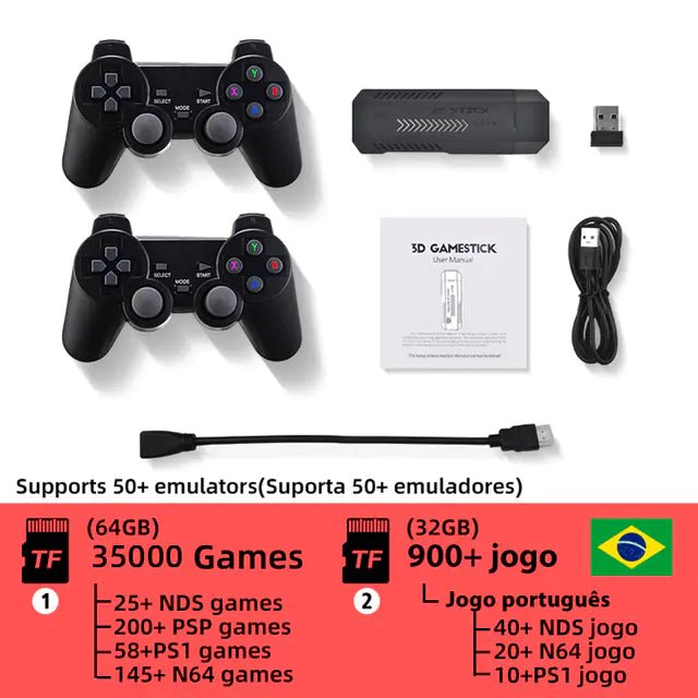M8 Game Console U Treasure 2.4G Wireless PSP HD - The Happy Package