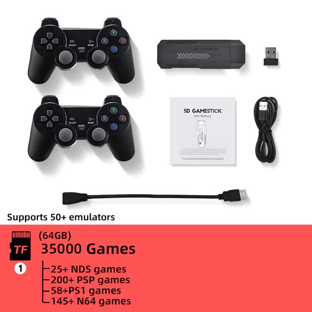 M8 Game Console U Treasure 2.4G Wireless PSP HD - The Happy Package