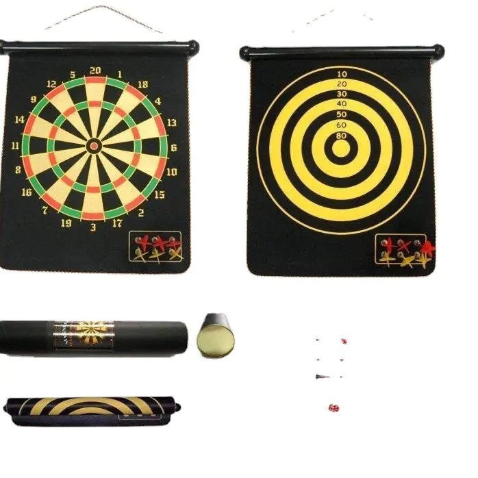 Magnetic Double - Sided Dartboard for Family Games - The Happy Package