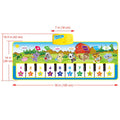 Multifunctional Music Piano Mat for Kids, Green - The Happy Package