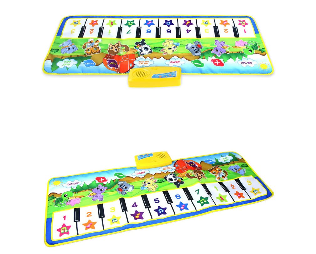 Multifunctional Music Piano Mat for Kids, Green - The Happy Package