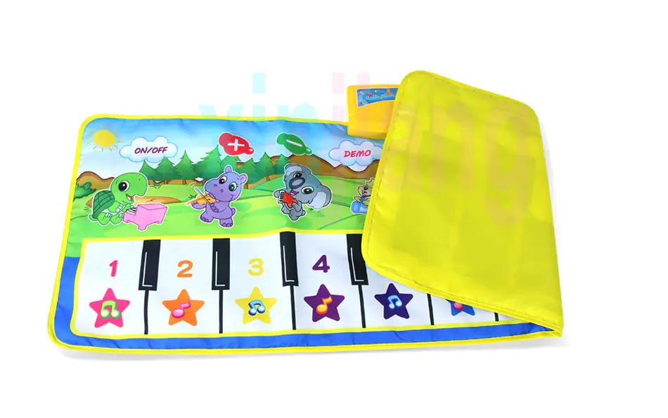 Multifunctional Music Piano Mat for Kids, Green - The Happy Package
