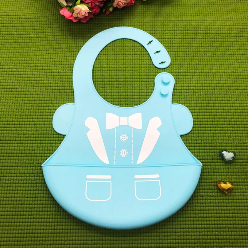 Silicone Waterproof Adjustable Cartoon Bibs for Kids - The Happy Package