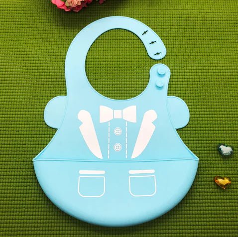Silicone Waterproof Adjustable Cartoon Bibs for Kids - The Happy Package