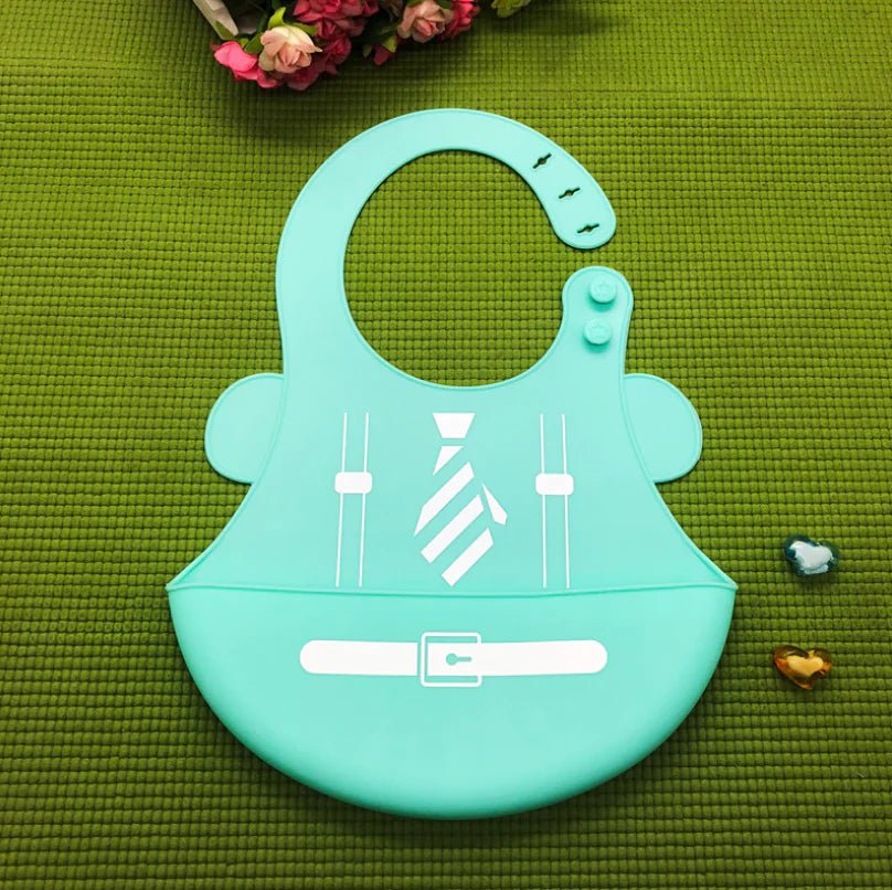 Silicone Waterproof Adjustable Cartoon Bibs for Kids - The Happy Package