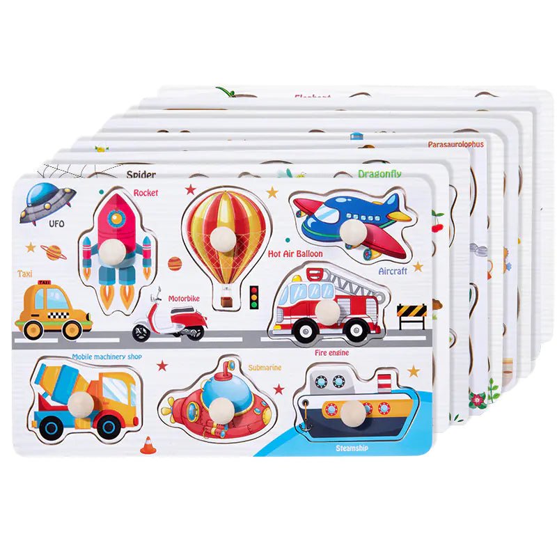 Wooden 3D Animal Puzzle Toy for Early Learning - The Happy Package
