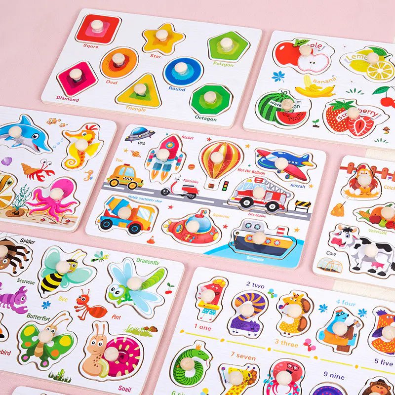 Wooden 3D Animal Puzzle Toy for Early Learning - The Happy Package