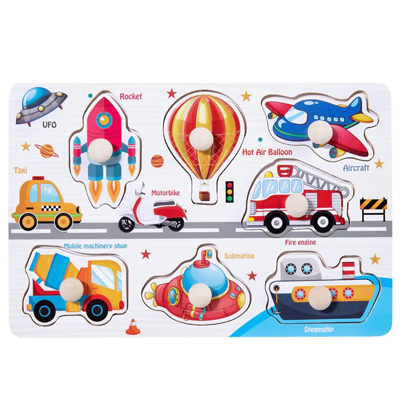 Wooden 3D Animal Puzzle Toy for Early Learning - The Happy Package